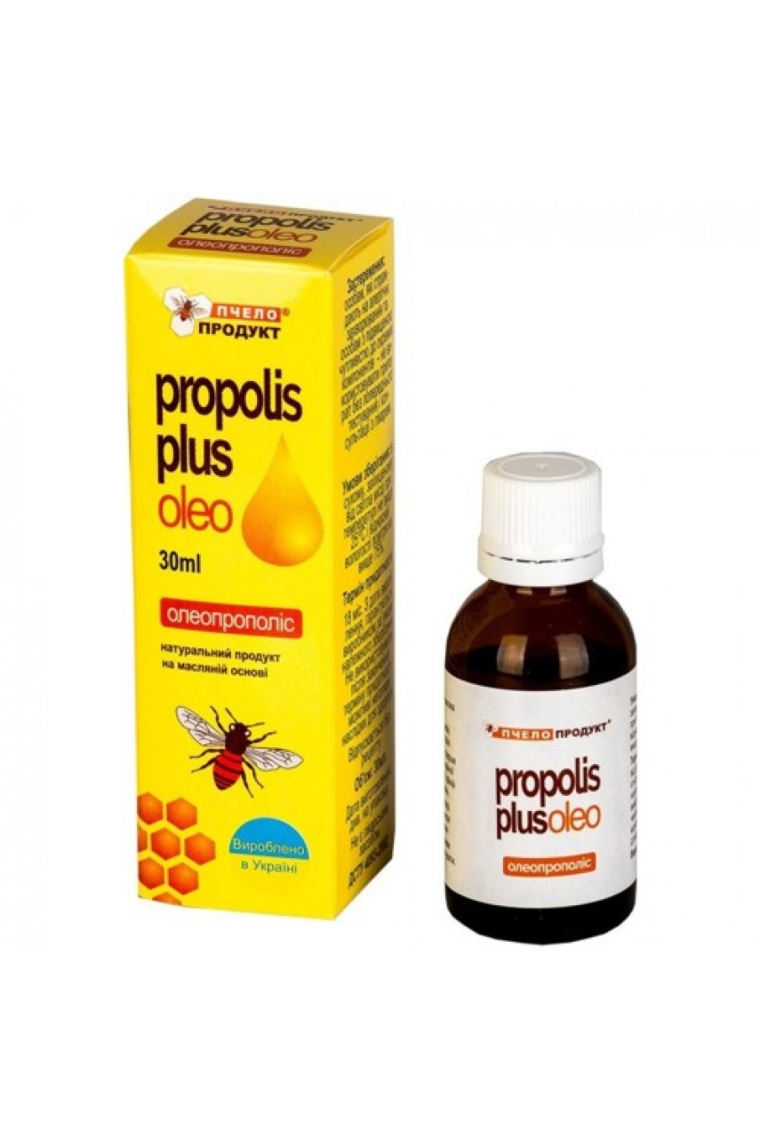 Oleopropolis - propolis extract in sea buckthorn oil, Propolis Plus Oleo 30 ml